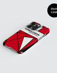 Phone case with the Utrecht 2025-26 Fourth football shirt design by RIPA Football