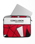 Laptop sleeve with the Utrecht 2025-26 Fourth football shirt design by RIPA Football