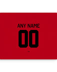 Mouse pad with the Utrecht 2025-26 Fourth football shirt design by RIPA Football