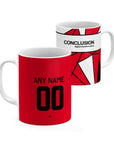Mug with the Utrecht 2025-26 Fourth football shirt design by RIPA Football