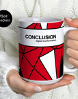 Mug with the Utrecht 2025-26 Fourth football shirt design by RIPA Football