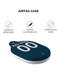 AirTag holder with the Utrecht 2026-27 Away football shirt design by RIPA Football