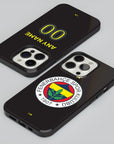 Phone case with the Fenerbahçe 2023-24 Home football shirt design by RIPA Football