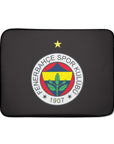 Laptop sleeve with the Fenerbahçe 2023-24 Home football shirt design by RIPA Football