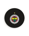 Mouse pad with the Fenerbahçe 2023-24 Home football shirt design by RIPA Football