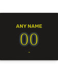 Mouse pad with the Fenerbahçe 2023-24 Home football shirt design by RIPA Football