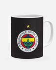 Mug with the Fenerbahçe 2023-24 Home football shirt design by RIPA Football