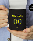 Mug with the Fenerbahçe 2023-24 Home football shirt design by RIPA Football