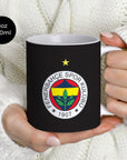 Mug with the Fenerbahçe 2023-24 Home football shirt design by RIPA Football