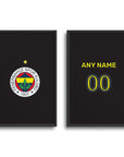 Print with the Fenerbahçe 2023-24 Home football shirt design by RIPA Football