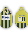 AirTag holder with the Fenerbahçe 2026-27 Home football shirt design by RIPA Football