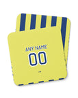 Coaster with the Fenerbahçe 2026-27 Home football shirt design by RIPA Football
