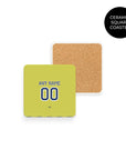 Coaster with the Fenerbahçe 2026-27 Home football shirt design by RIPA Football