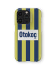 Phone case with the Fenerbahçe 2026-27 Home football shirt design by RIPA Football