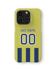 Phone case with the Fenerbahçe 2026-27 Home football shirt design by RIPA Football