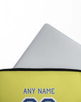 Laptop sleeve with the Fenerbahçe 2026-27 Home football shirt design by RIPA Football