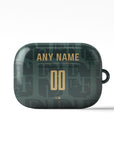 AirPods case with the Feyenoord Rotterdam 2025-26 Fourth football shirt design by RIPA Football