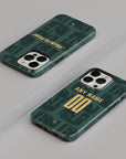 Phone case with the Feyenoord Rotterdam 2025-26 Fourth football shirt design by RIPA Football