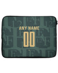 Laptop sleeve with the Feyenoord Rotterdam 2025-26 Fourth football shirt design by RIPA Football