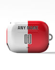 AirPods case with the Feyenoord Rotterdam 2026-27 Home football shirt design by RIPA Football