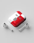 AirPods case with the Feyenoord Rotterdam 2026-27 Home football shirt design by RIPA Football