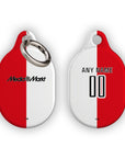 AirTag holder with the Feyenoord Rotterdam 2026-27 Home football shirt design by RIPA Football
