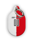 AirTag holder with the Feyenoord Rotterdam 2026-27 Home football shirt design by RIPA Football