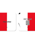 Coaster with the Feyenoord Rotterdam 2026-27 Home football shirt design by RIPA Football