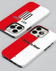 Phone case with the Feyenoord Rotterdam 2026-27 Home football shirt design by RIPA Football