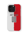 Phone case with the Feyenoord Rotterdam 2026-27 Home football shirt design by RIPA Football