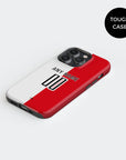 Phone case with the Feyenoord Rotterdam 2026-27 Home football shirt design by RIPA Football