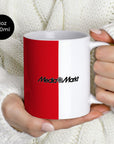 Mug with the Feyenoord Rotterdam 2026-27 Home football shirt design by RIPA Football