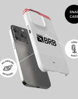 Phone case with the Flamengo 2022-23 Away football shirt design by RIPA Football
