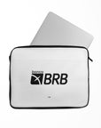 Laptop sleeve with the Flamengo 2022-23 Away football shirt design by RIPA Football