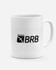 Mug with the Flamengo 2022-23 Away football shirt design by RIPA Football