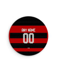 Mouse pad with the Flamengo 2024 Home football shirt design by RIPA Football