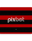 Mouse pad with the Flamengo 2024 Home football shirt design by RIPA Football