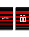 Print with the Flamengo 2024 Home football shirt design by RIPA Football