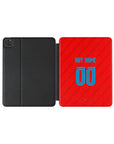 iPad case with the Flamengo 2026 Third football shirt design by RIPA Football