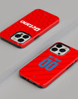 Phone case with the Flamengo 2026 Third football shirt design by RIPA Football