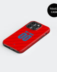 Phone case with the Flamengo 2026 Third football shirt design by RIPA Football