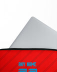 Laptop sleeve with the Flamengo 2026 Third football shirt design by RIPA Football