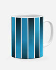 Mug with the Grêmio 2026 Home football shirt design by RIPA Football