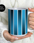Mug with the Grêmio 2026 Home football shirt design by RIPA Football