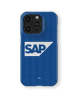 Phone case with the Hoffenheim 2026-27 Home football shirt design by RIPA Football