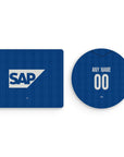Mouse pad with the Hoffenheim 2026-27 Home football shirt design by RIPA Football