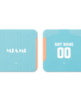 Coaster with the Inter Miami 2024 Alternate football shirt design by RIPA Football