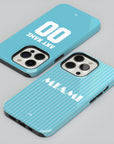 Phone case with the Inter Miami 2024 Alternate football shirt design by RIPA Football