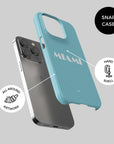 Phone case with the Inter Miami 2024 Alternate football shirt design by RIPA Football