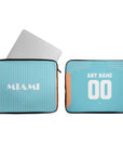 Laptop sleeve with the Inter Miami 2024 Alternate football shirt design by RIPA Football